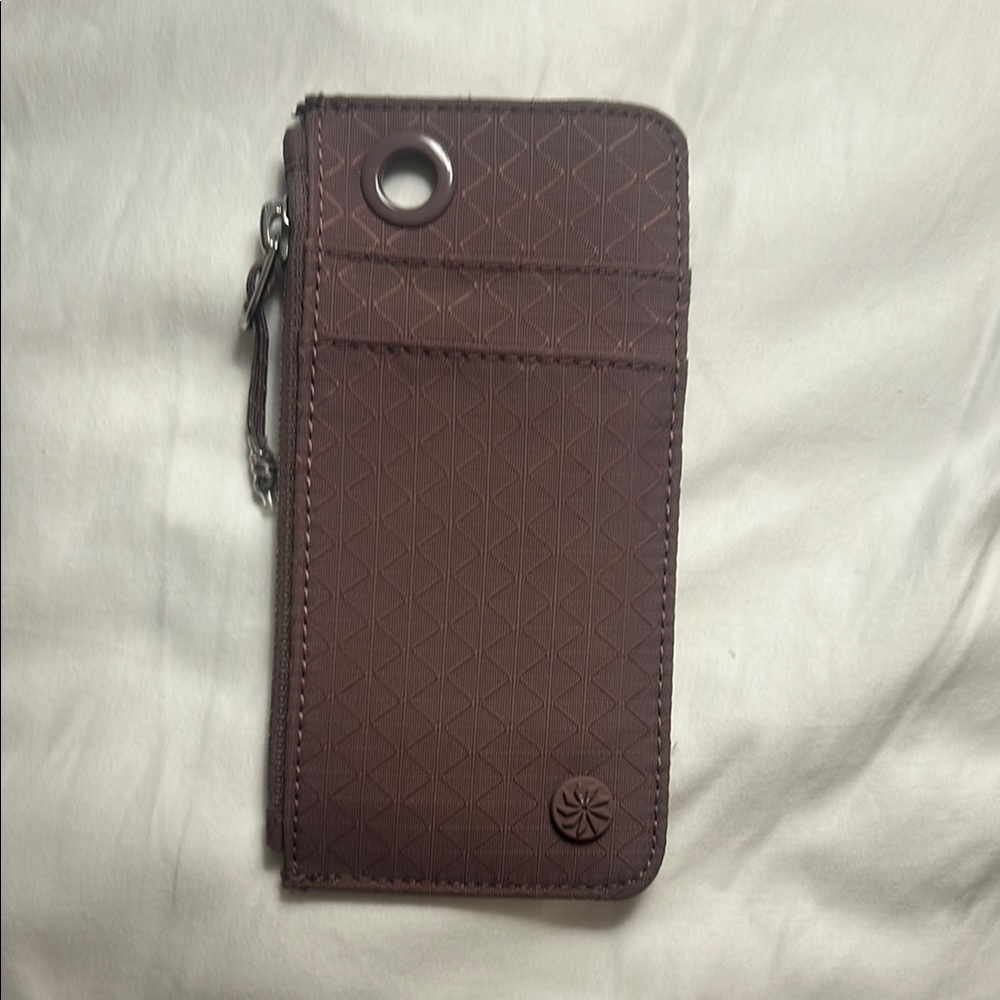 Purple Athleta wallet